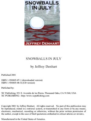 cover image of Snowballs in July